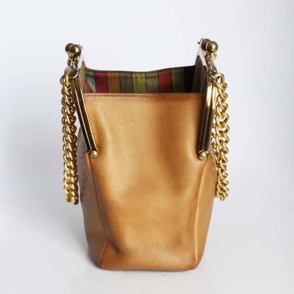 Bonnie Cashin for Coach Small Double Header Tote Bag Chain Strap Vintage 60s HTF - Picture 7 of 17